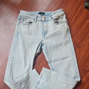 UNIQLO Ultra Stretch Skinny Fit Jeans - Light Wash Acid Wash - Size 28